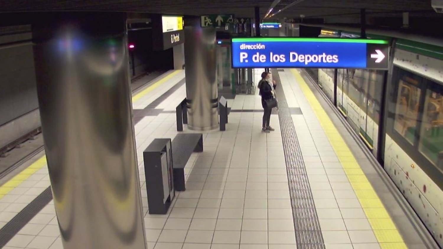 Los tres metros andaluces transportaron la semana pasada más de un 90% menos de viajeros