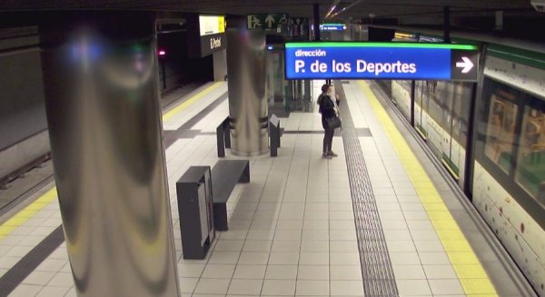 Los tres metros andaluces transportaron la semana pasada más de un 90% menos de viajeros
