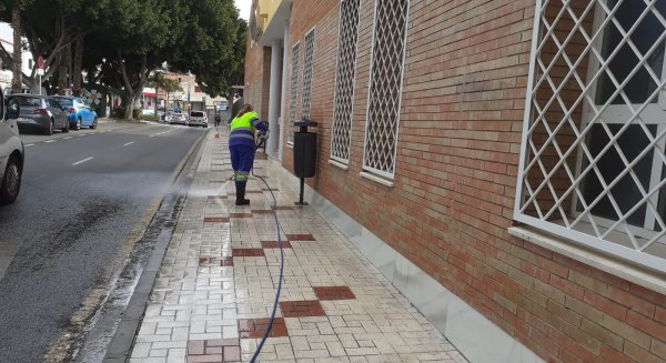 Limasa asegura realizar tareas de desinfección en 5.000 puntos de la ciudad cada día