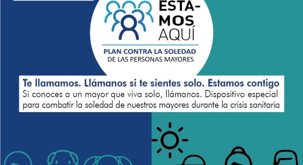 El teléfono de atención al mayor de la Diputación atiende a 1.600 personas en sus primeros tres días