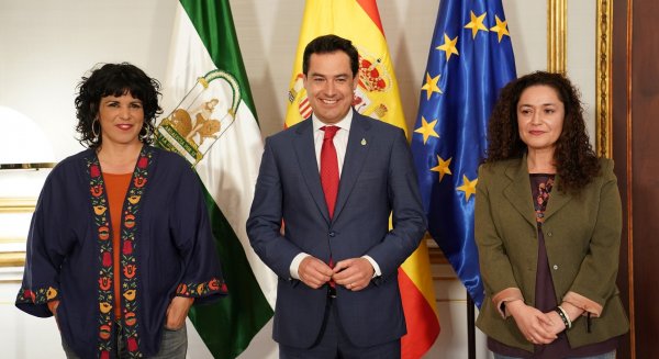 Moreno pide la unidad de los partidos políticos para hacer frente al coronavirus en Andalucía