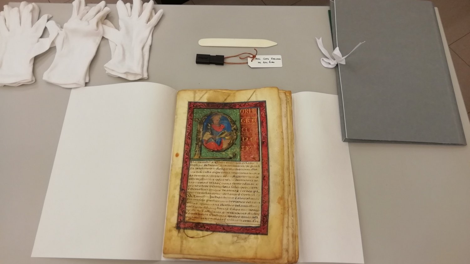 El Archivo Histórico Provincial restaura un documento que muestra las disputas entre municipios de Málaga