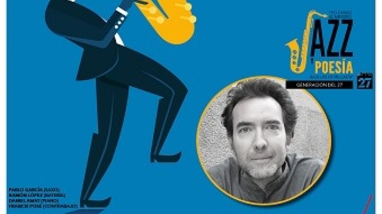 El poeta Mariano Peyrou protagoniza una nueva cita del ciclo de jazz y poesía de la Diputación