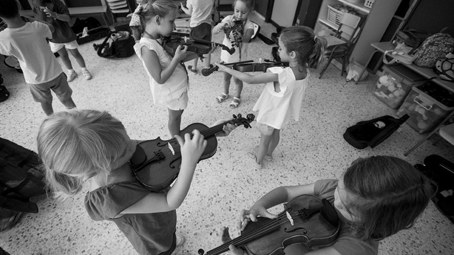 La Fundación Barenboim-Said imparte en Málaga un curso de iniciación a la música para escolares en Semana Santa