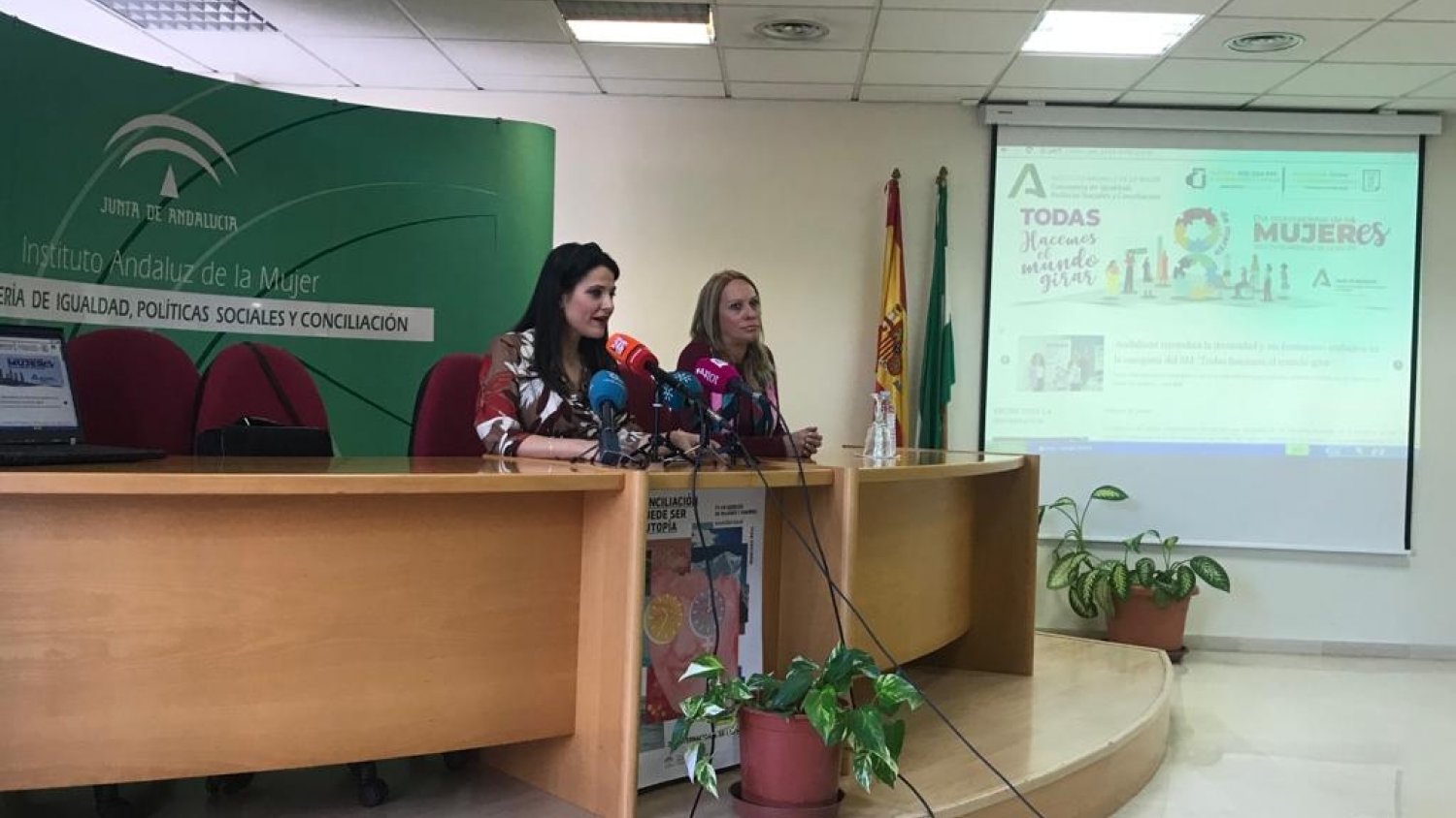 La Junta reivindica en Málaga la diversidad y un feminismo inclusivo con la nueva campaña del 8M