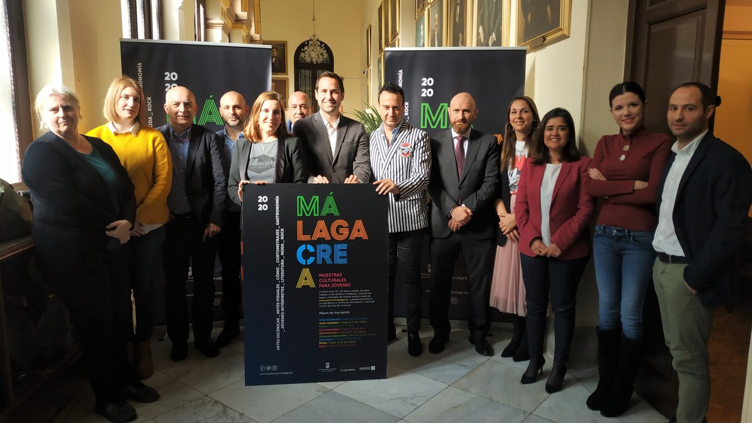 Comienza una nueva edición de 'Málaga Crea' para promocionar a jóvenes talentos en 9 campos artísticos