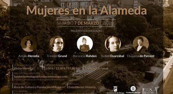 Organizan una ruta teatralizada sobre la vida de mujeres como Amalia Heredia o Isabel Oyarzábal por el 8M