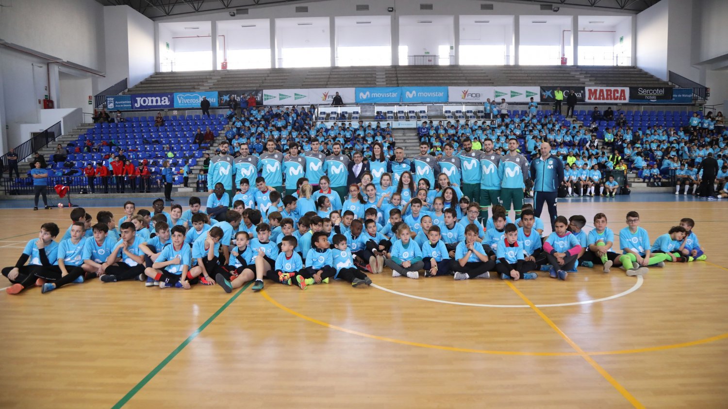 Málaga reúne a más de 620 escolares en una jornada para fomentar la integración en el deporte