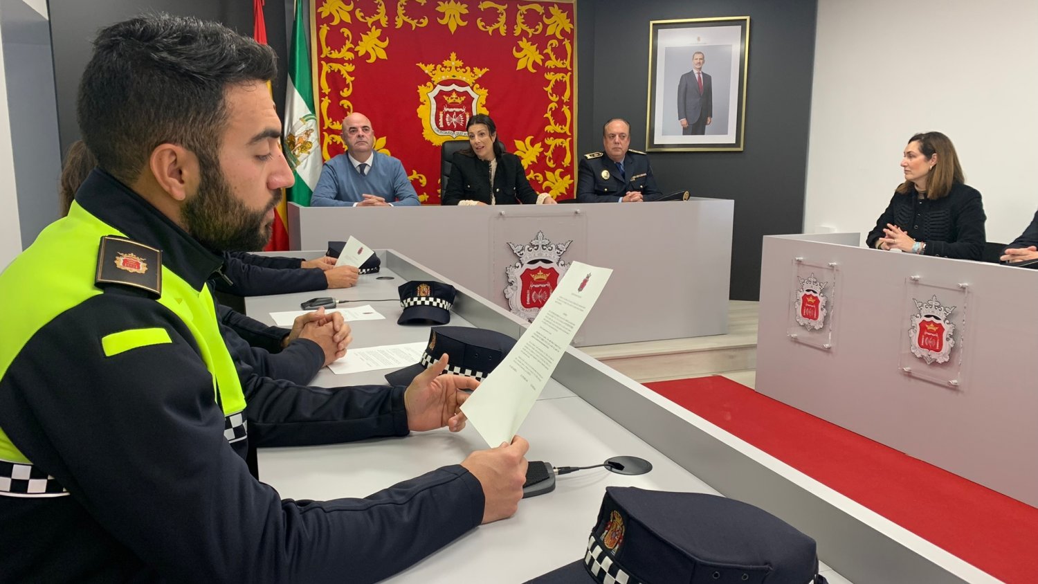 Ronda alcanza los 68 funcionarios en la Policía Local con la ampliación de cuatro agentes
