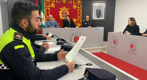 Ronda alcanza los 68 funcionarios en la Policía Local con la ampliación de cuatro agentes