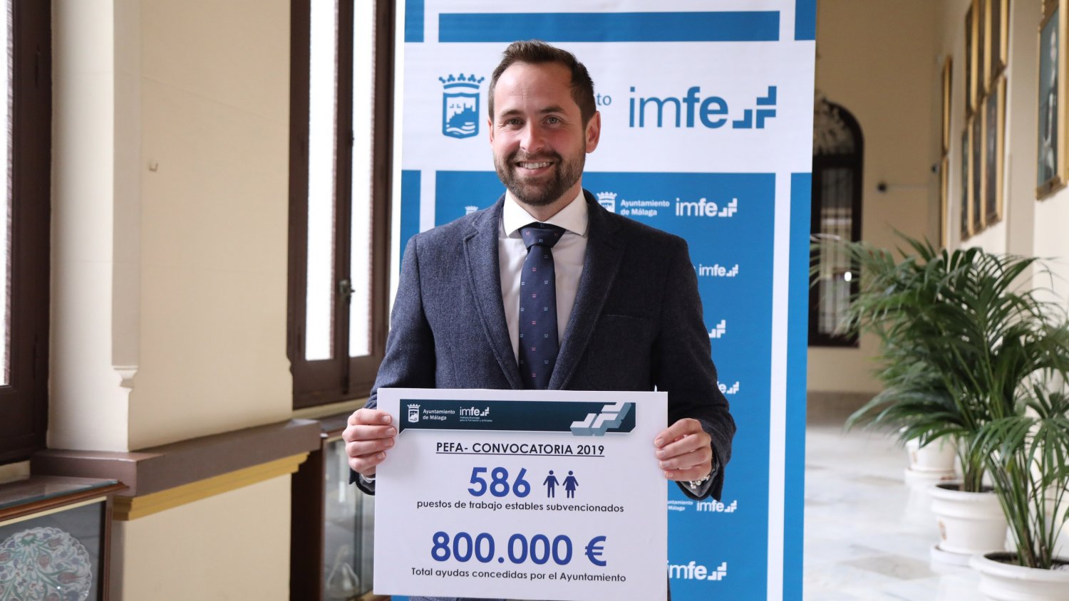 Ayuntamiento de Málaga destaca la creación de unos 600 empleos estables con el programa PEFA en 2019