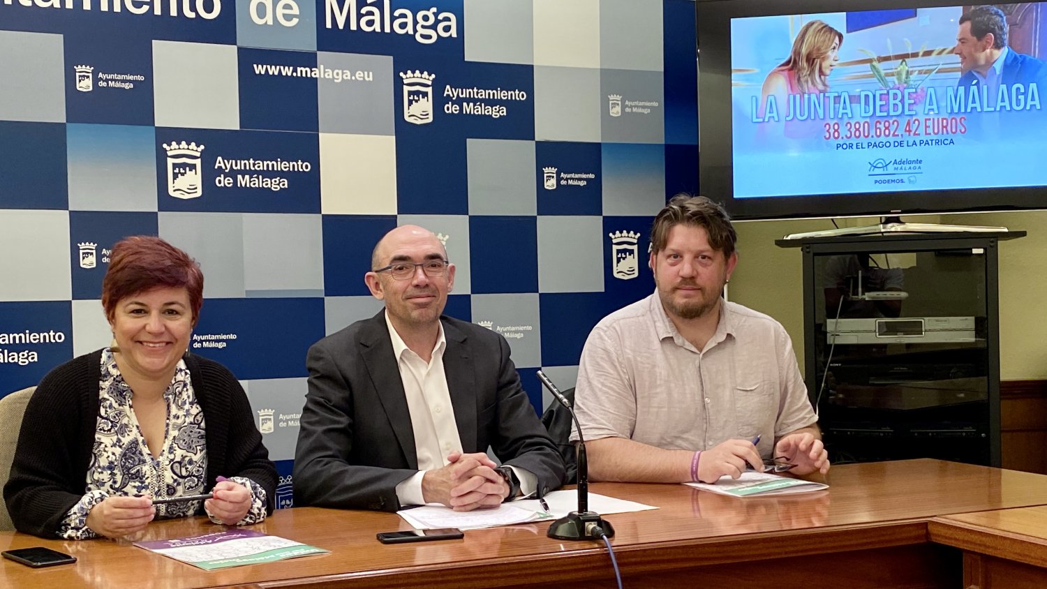 Adelante pedirá al Pleno que exija a la Junta que devuelva los más de 38 millones que le debe a Málaga