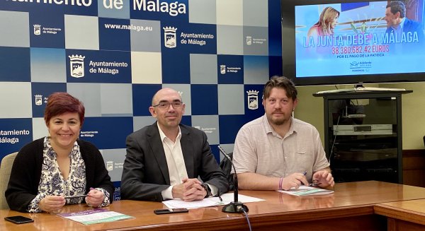 Adelante pedirá al Pleno que exija a la Junta que devuelva los más de 38 millones que le debe a Málaga