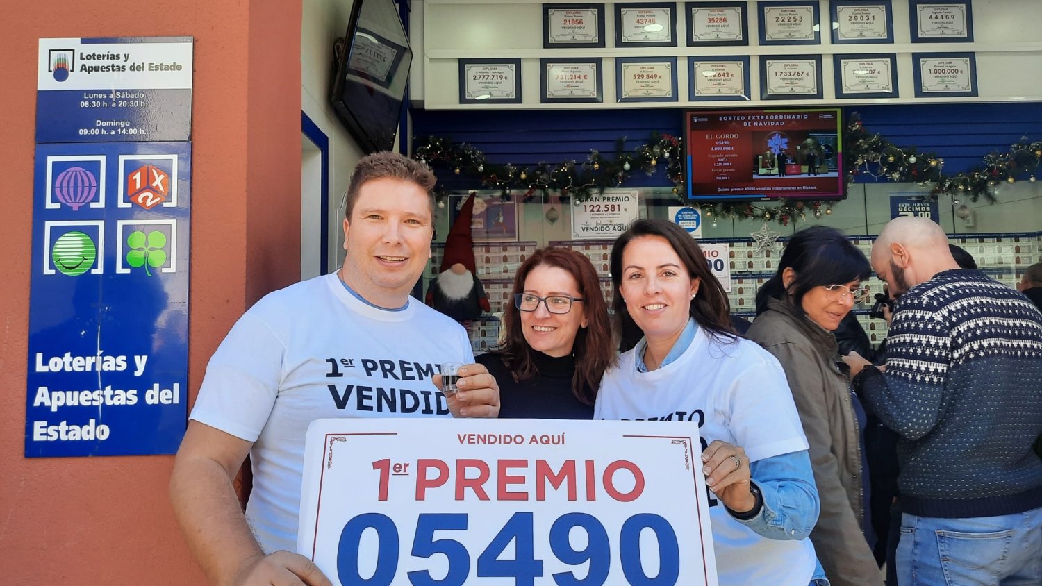 El Gordo aterriza en Málaga, la administración ‘La Piedad’ vende el 05490