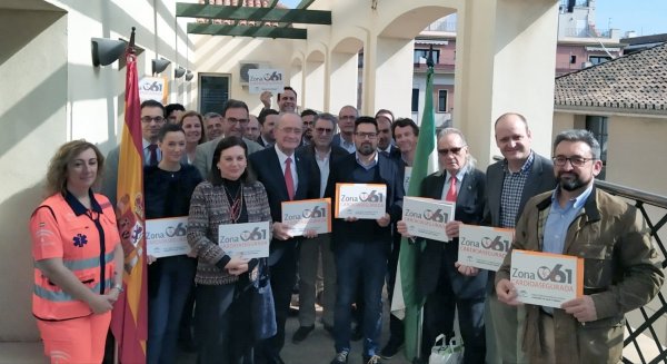 El 061 reconoce 178 zonas cardioseguradas del Ayuntamiento de Málaga