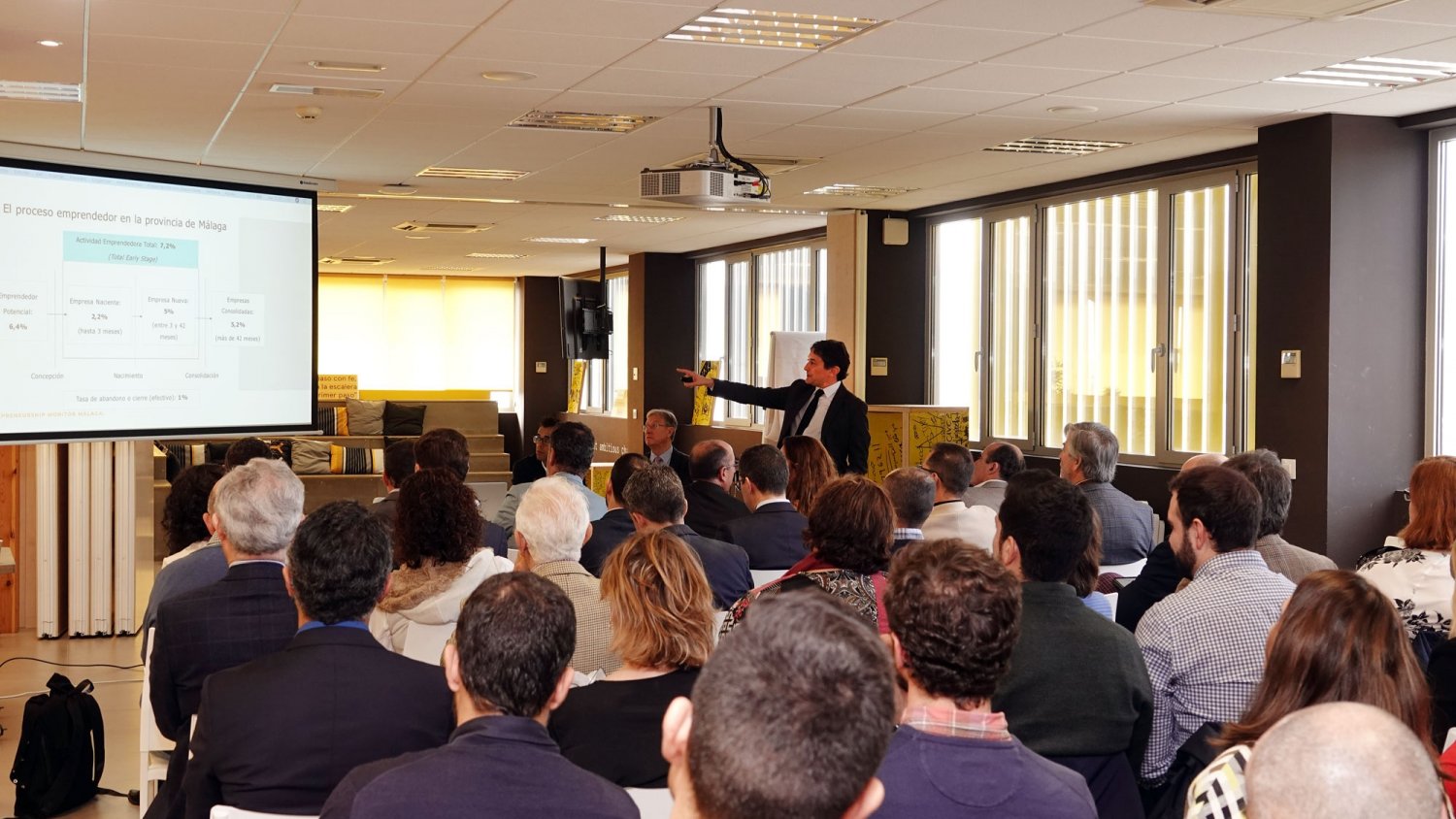 Málaga presenta una de las tasas de actividad emprendedora más elevada de España