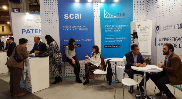 La Universidad de Málaga exhibe su perfil más tecnológico en el foro Transfiere