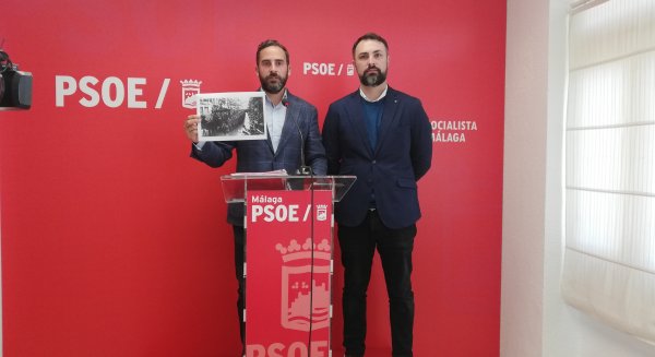 El PSOE de Málaga celebra la retirada de los restos del aviador franquista García Morato de su lugar de culto
