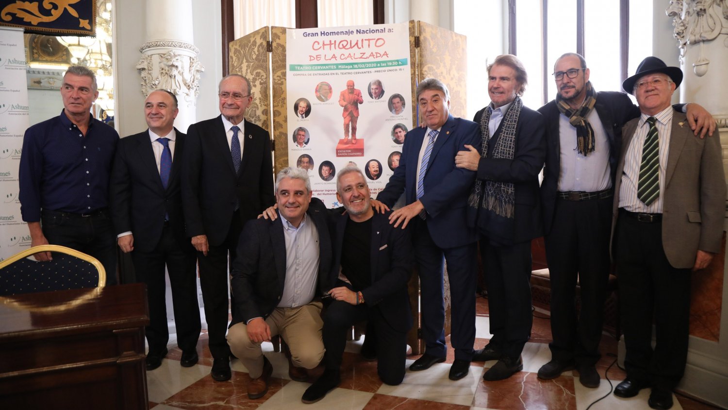Málaga prepara una gala benéfica con humoristas para financiar la escultura de Chiquito de la Calzada
