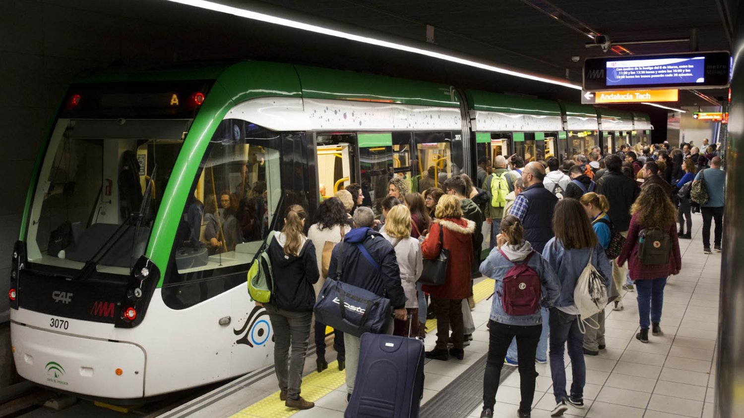 Ocho ofertas optan a la redacción de la ampliación del Metro de Málaga al Hospital Civil