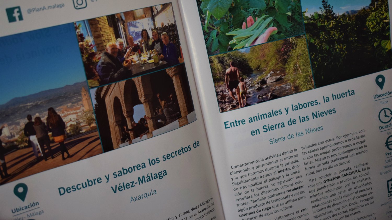 Presentan un catálogo de 10 experiencias de turismo 'slow' para la Axarquía y la Serranía de Ronda
