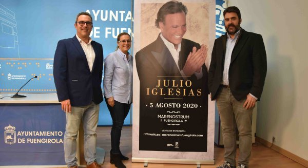 Fuengirola trae a Julio Iglesias el próximo 5 de agosto dentro de la gira por su 50 aniversario
