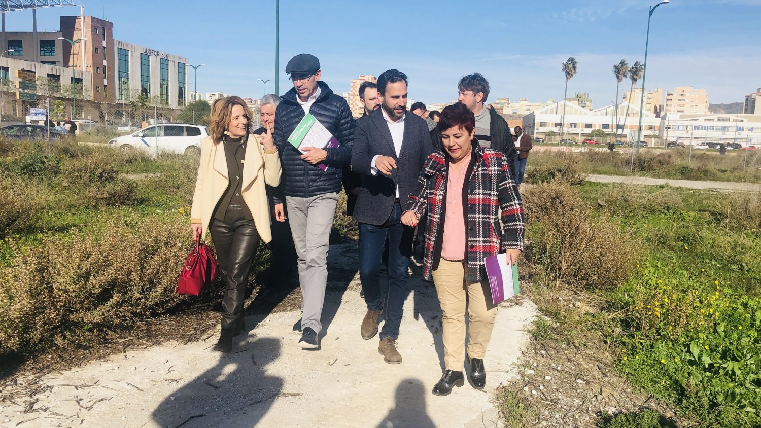 PSOE y Adelante Málaga exigen que el parque urbano ocupe toda la parcela de los terrenos de Repsol