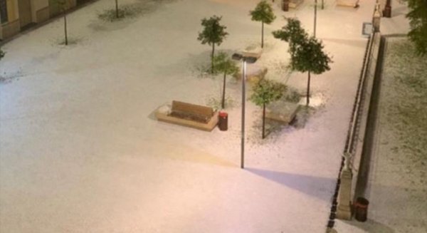 Servicios Municipales de Málaga actúan desde primera hora en las incidencias provocadas por la granizada