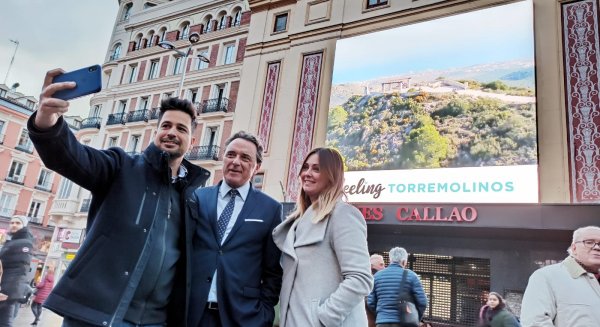 Torremolinos se promociona con una campaña turística en el Metro de Madrid y en la Plaza de Callao