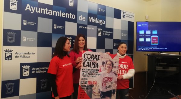 Málaga acoge el 2 de febrero la IX Carrera Solidaria 'Corre por una causa' de la ONG Entreculturas