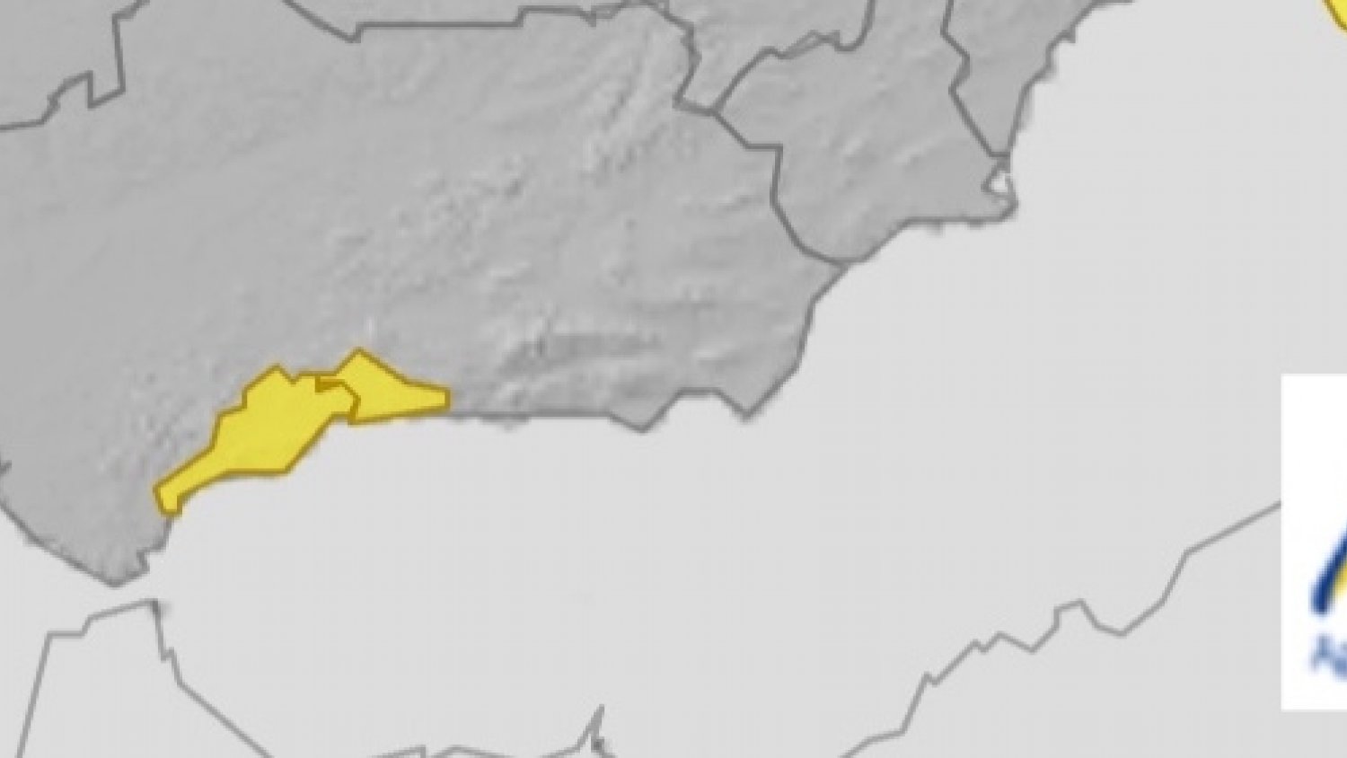 La Aemet activa hasta mañana el aviso amarillo por fuentes lluvias en Málaga