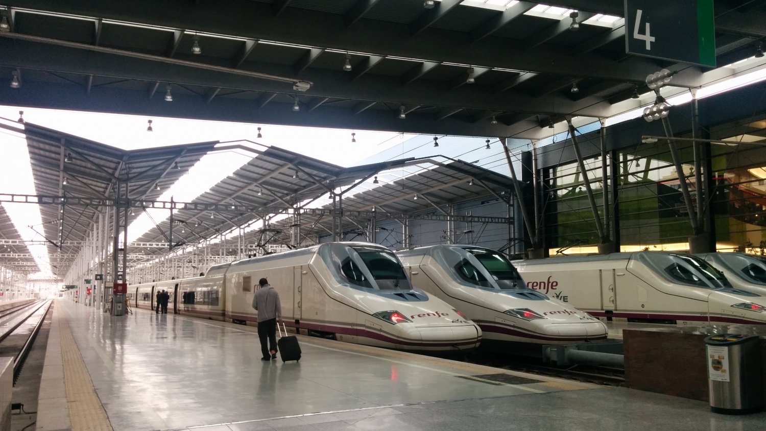 El número de viajeros del Ave Madrid-Málaga creció un 1,9 por ciento en 2019