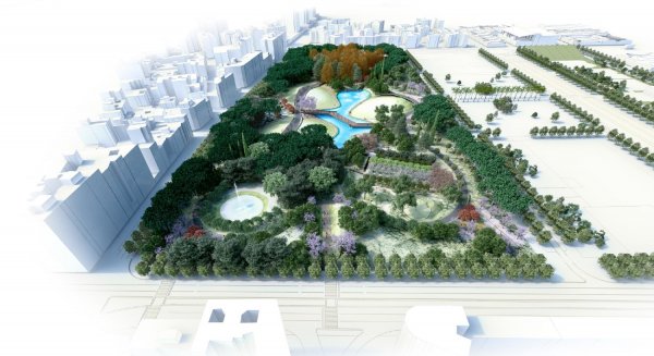 El Parque de Repsol sumará 128.459 m2 de zonas verdes y urbanización