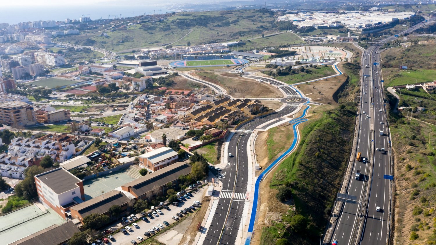 Concluye la obra de la ronda norte de circunvalación de Estepona que conecta todo el término municipal