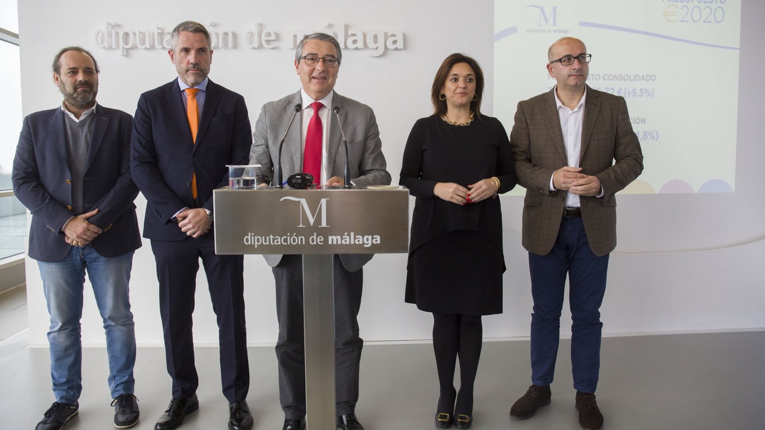 Diputación incrementa en un 5,5% su presupuesto para 2020 con un total de 305,7 millones de euros