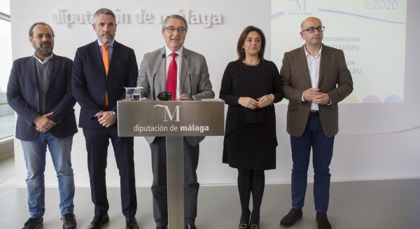 Diputación incrementa en un 5,5% su presupuesto para 2020 con un total de 305,7 millones de euros