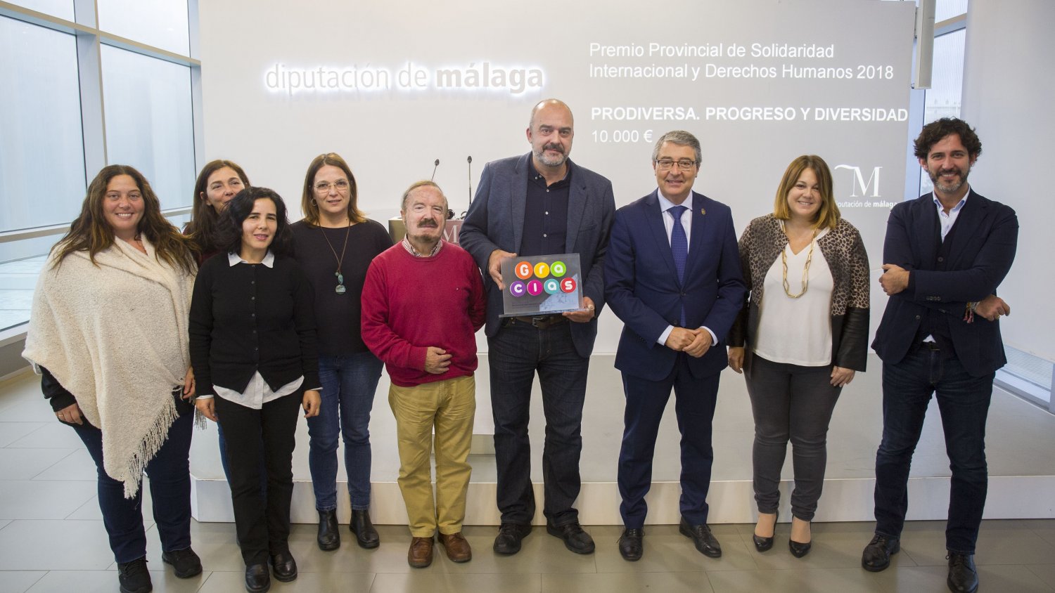 Prodiversa, ganadora del Premio Provincial de Solidaridad Internacional y Derechos Humanos 2018