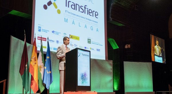 El Rey Felipe VI, presidente de honor del comité organizador de la novena edición del foro Transfiere