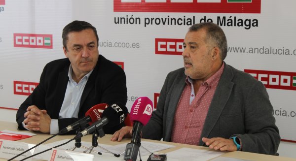 CCOO denuncia que continúan y se agravan los problemas sanitarios de Málaga con el PP