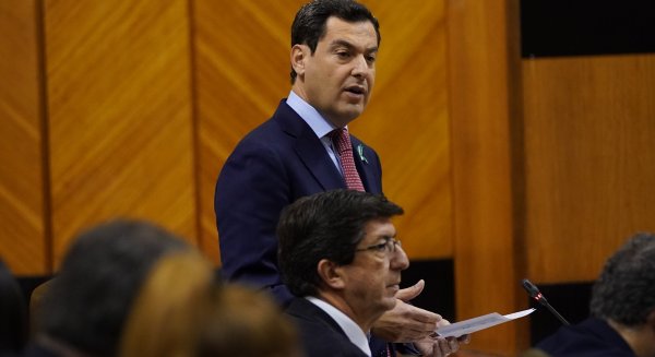 Moreno exige a Sánchez que rectifique en su decisión de intervenir financieramente a Andalucía