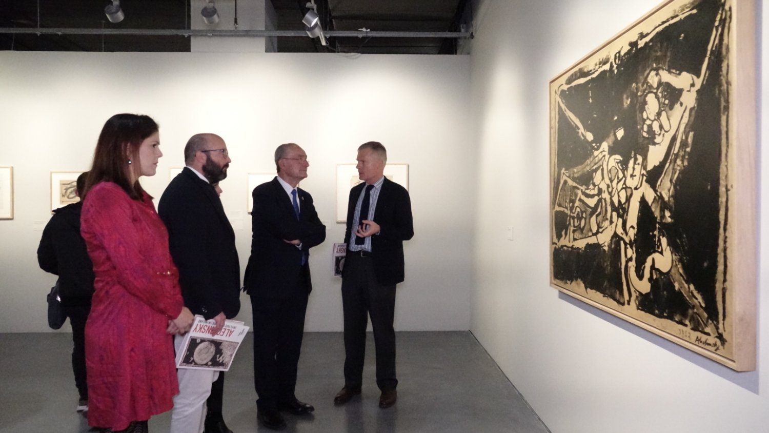 Una exposición en el Centre Pompidou repasa los setenta años de trabajos del pintor y grabador Alechinsky