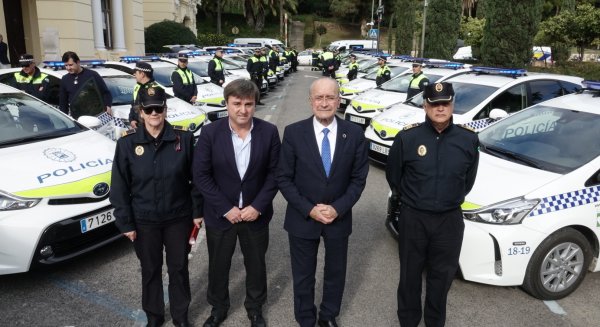 La Policía Local de Málaga presenta 30 nuevos vehículos