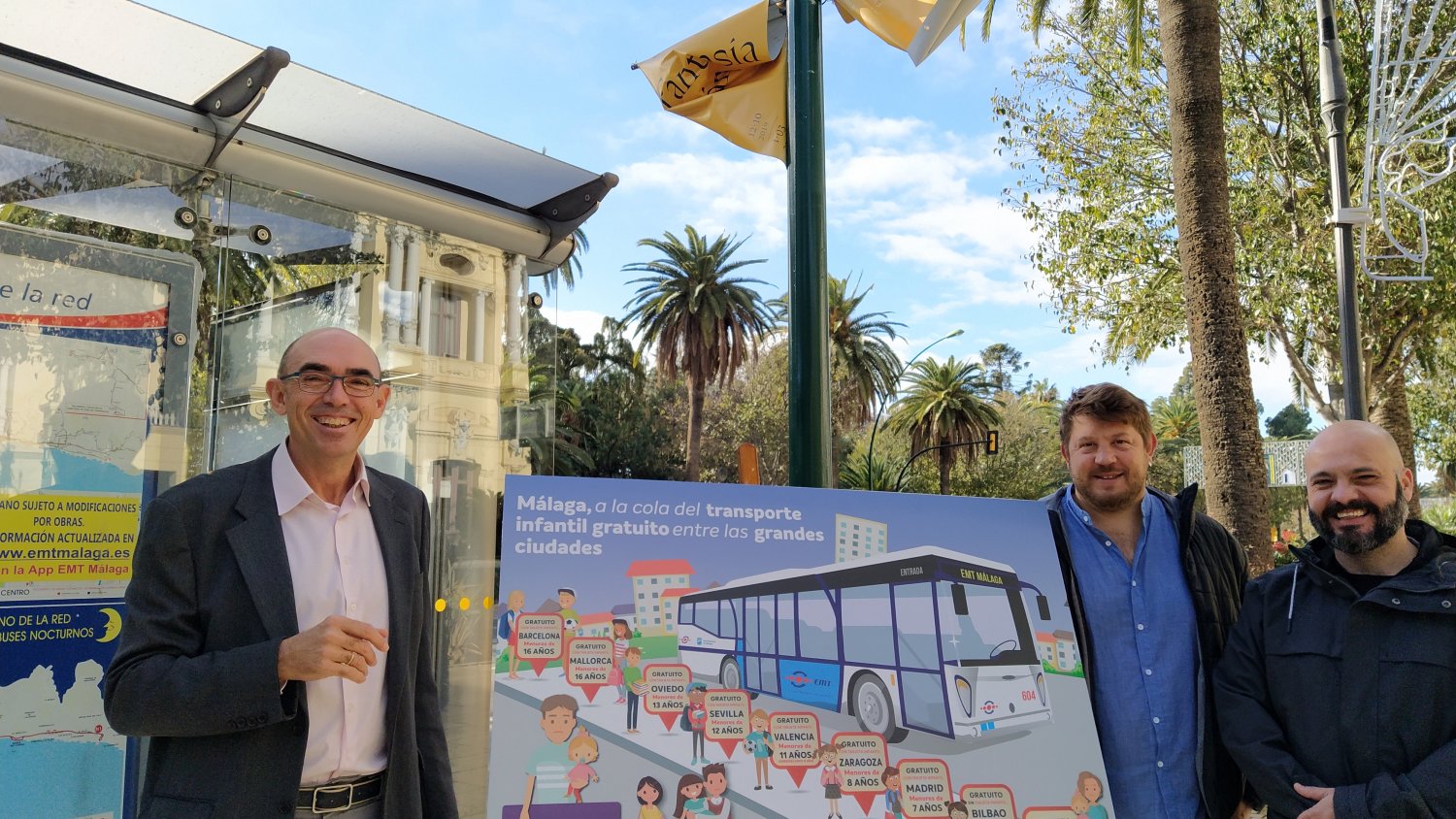 Adelante Málaga propone que el billete de autobús sea gratuito hasta los 16 años