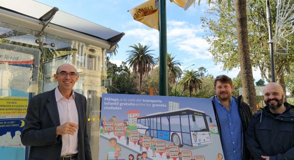Adelante Málaga propone que el billete de autobús sea gratuito hasta los 16 años
