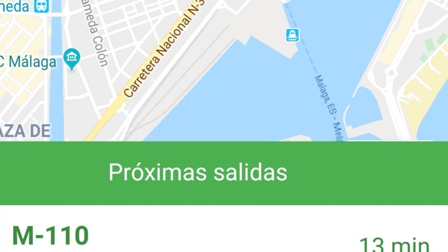 El Consorcio de Transporte de Málaga implanta la consulta de tiempos de paso por parada en sus principales líneas