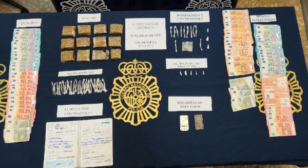 Desmantelados en Málaga dos puntos de venta de droga donde menudeaban bajo el reclamo de “porros a un euro”