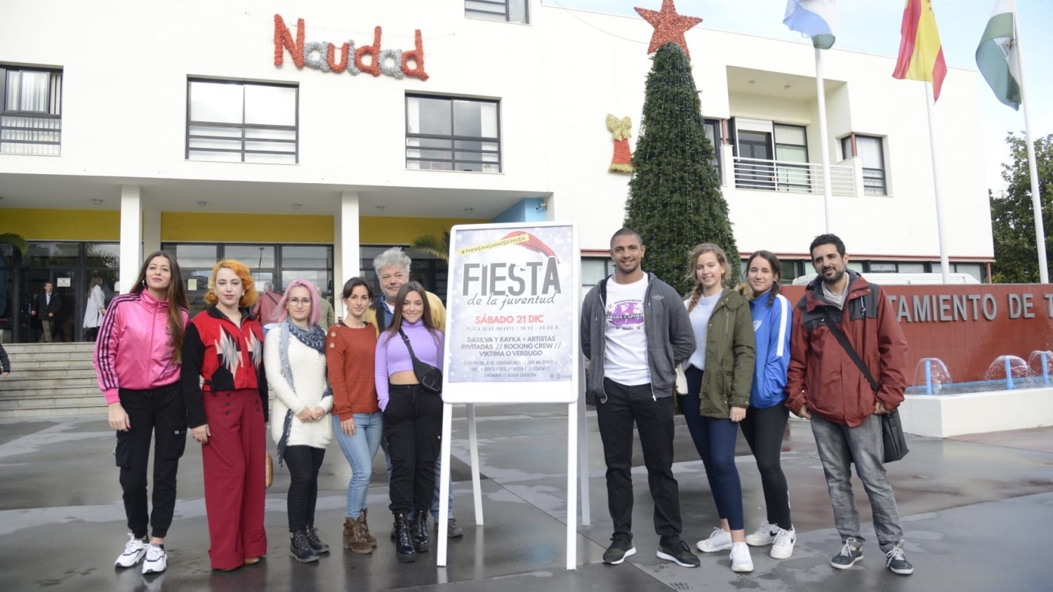 Torremolinos organiza una Fiesta de Navidad para jóvenes con grupos y artistas locales