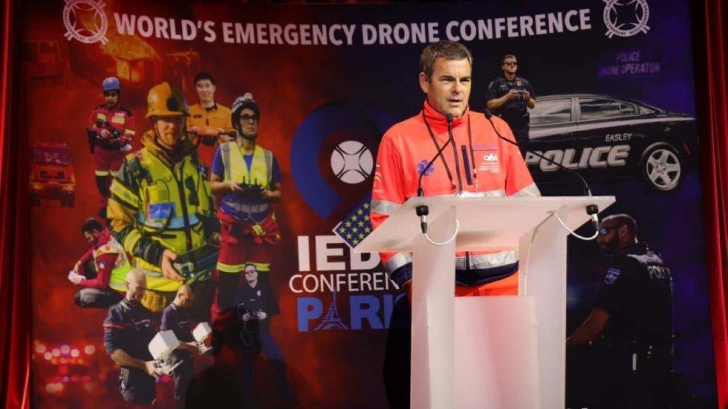 El 061 participa en el Congreso de la Organización Internacional de Drones de Emergencias