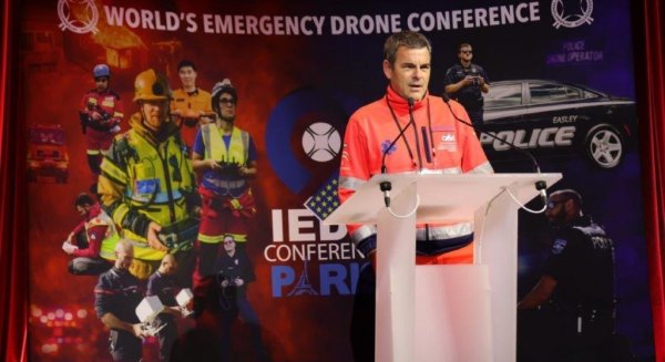 El 061 participa en el Congreso de la Organización Internacional de Drones de Emergencias