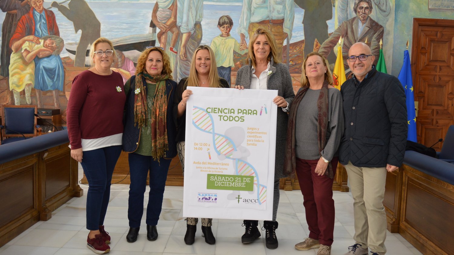 Rincón de la Victoria participa en el programa divulgativo  y científico nacional `Ciencia para todos´ de la Asociación Española Contra el Cáncer
